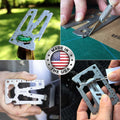 40 in 1 Credit Card Sized Multitool and Money Clip