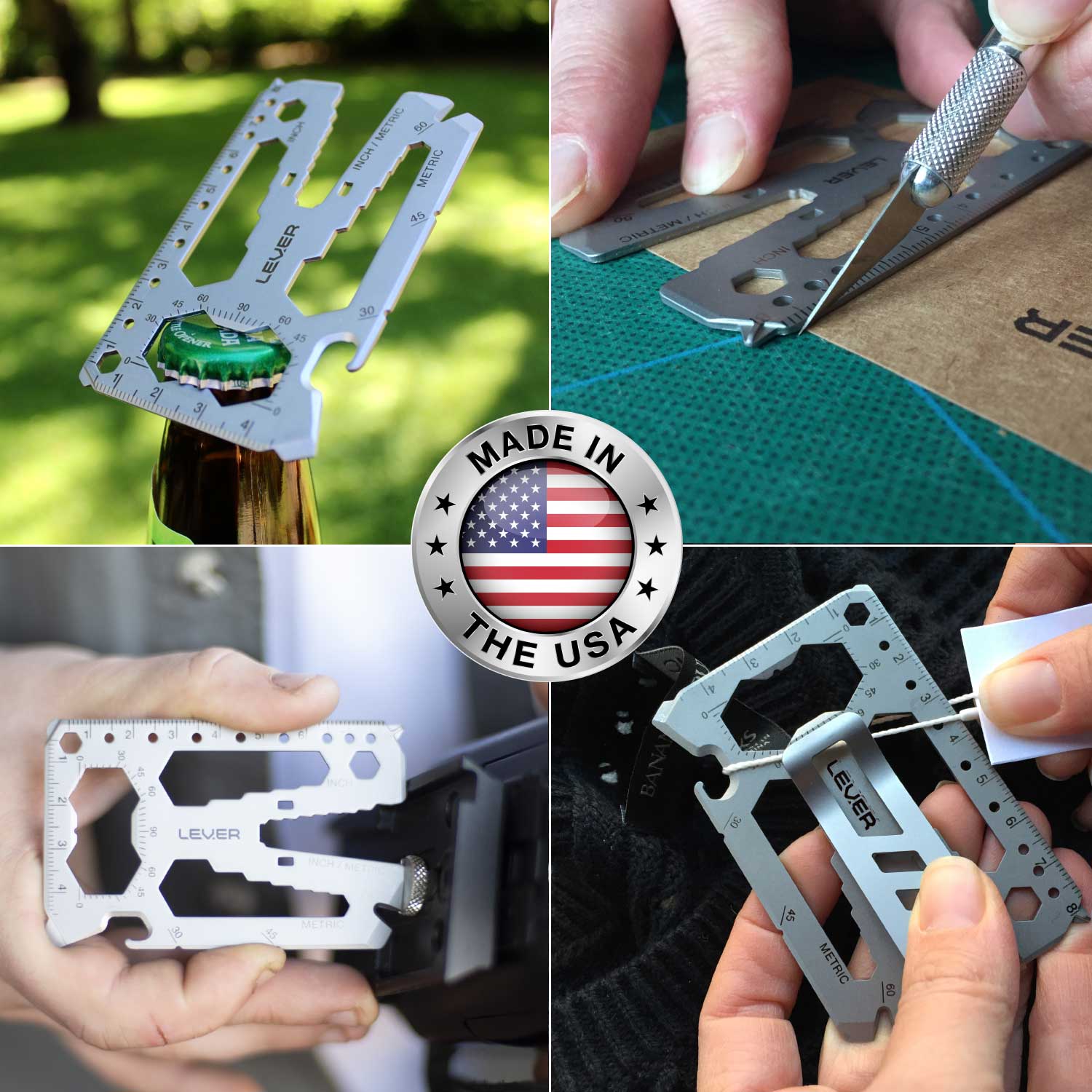 40 in 1 Credit Card Sized Multitool and Money Clip