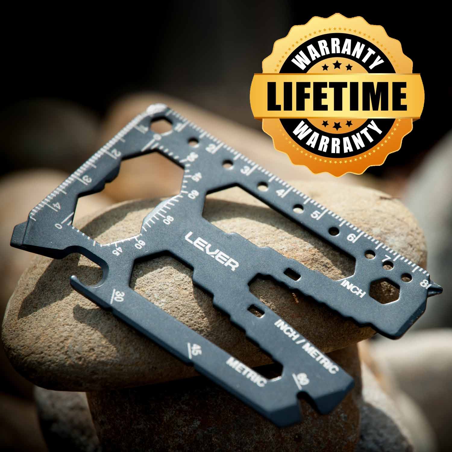 40 in 1 Credit Card Sized Multitool and Money Clip