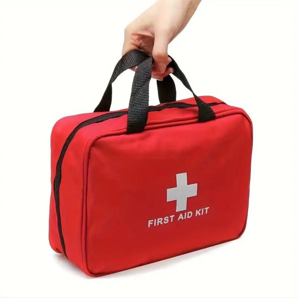173pcs Professional First Aid Kit - Portable Bag For Outdoor, Hiking & Emergency