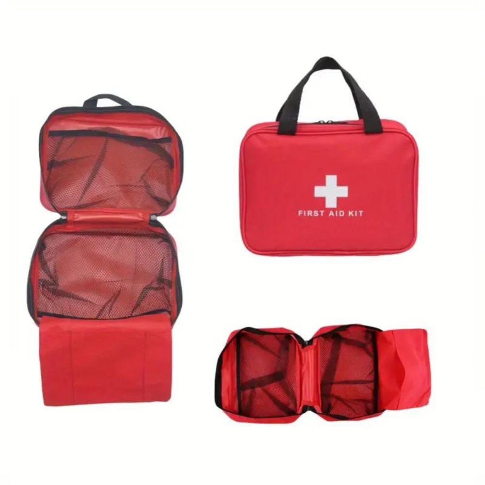 173pcs Professional First Aid Kit - Portable Bag For Outdoor, Hiking & Emergency