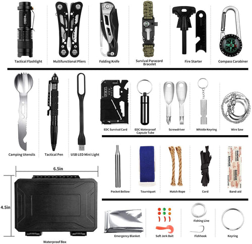 60 in 1 Emergency Survival Kit