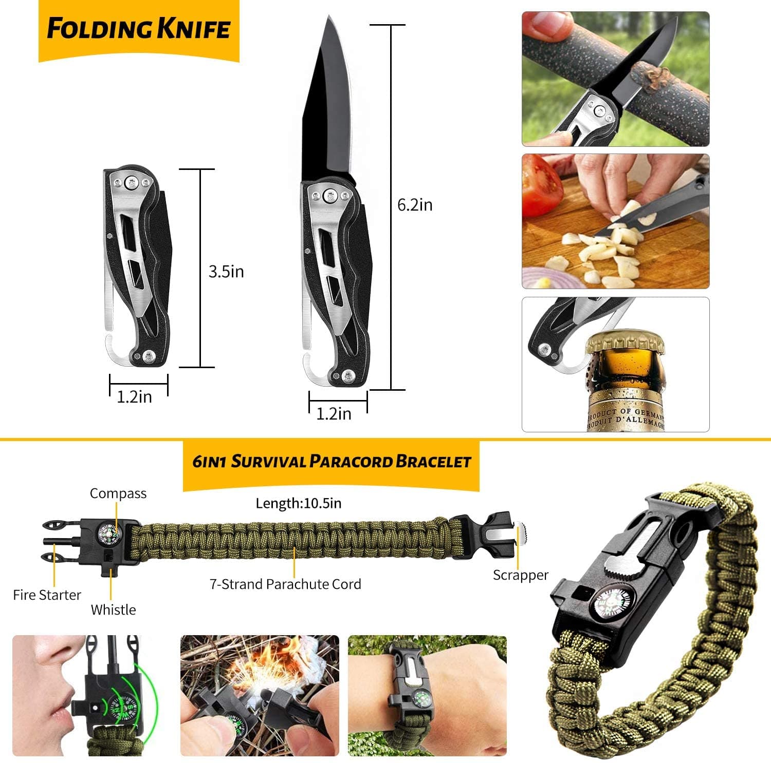 60 in 1 Emergency Survival Kit