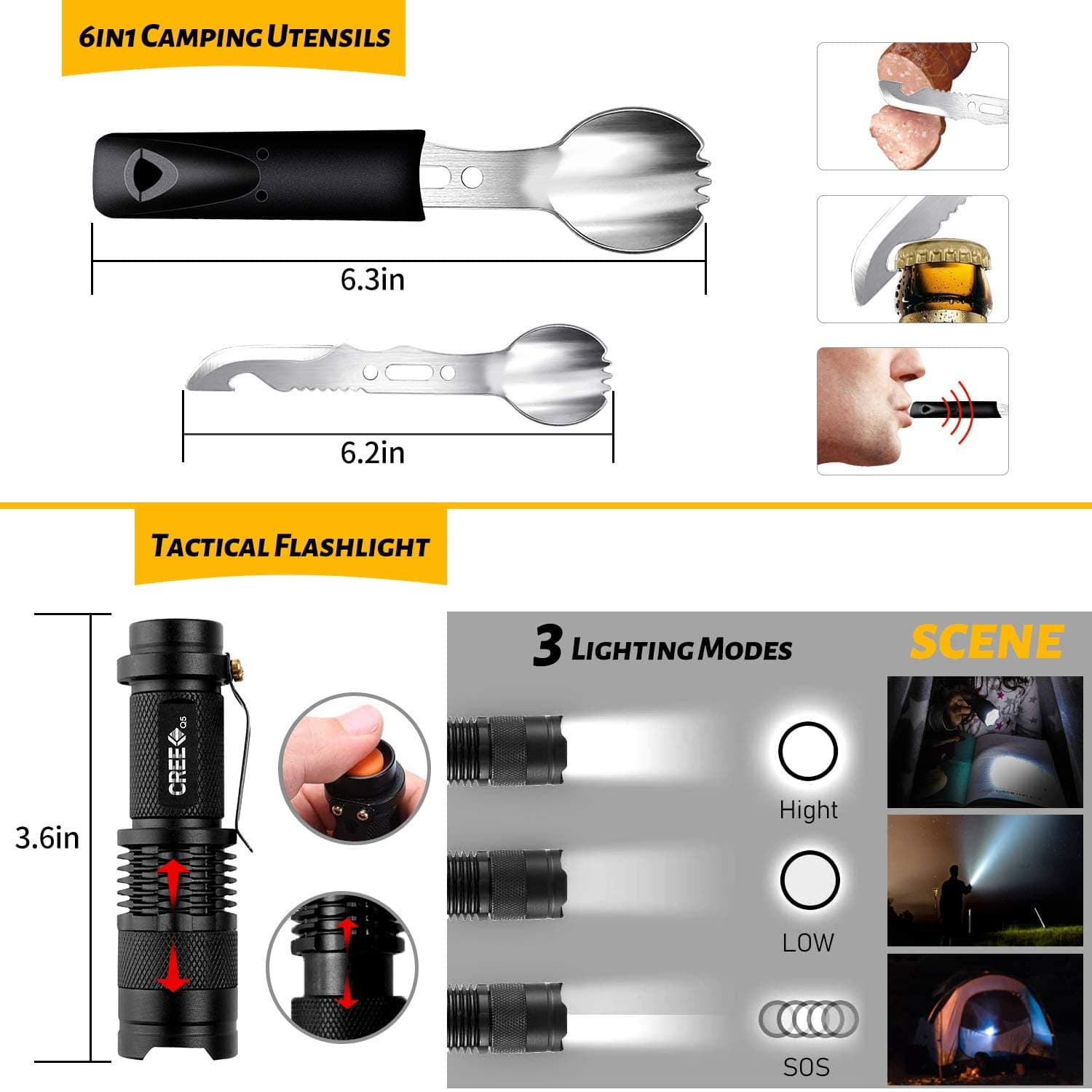 60 in 1 Emergency Survival Kit